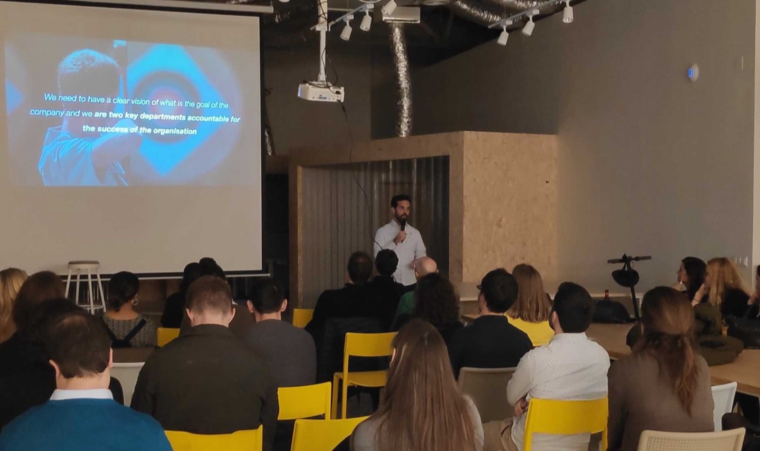 Jordi speaking in San Francisco